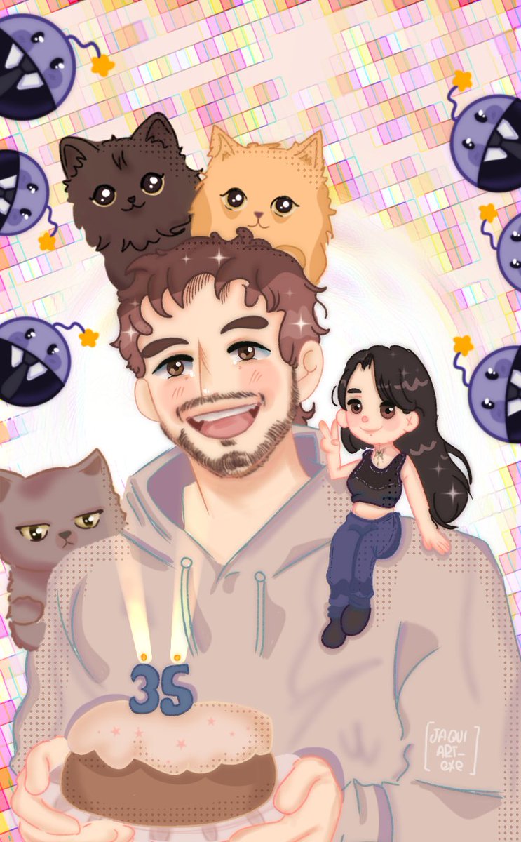 jaquiartbyte's tweet photo. Feliz cumpleaños @DonReborn2 , Te hice esté dibujito, No sé si vayas a leer esto pero de verdad gracias por inspirarme cada día, Por ti he estado mejorando mucho en mis dibujos, Gracias por todo Reb ered y serás una persona muy importante para mí 🤍🫂 https://t.co/JOlYJje9F1