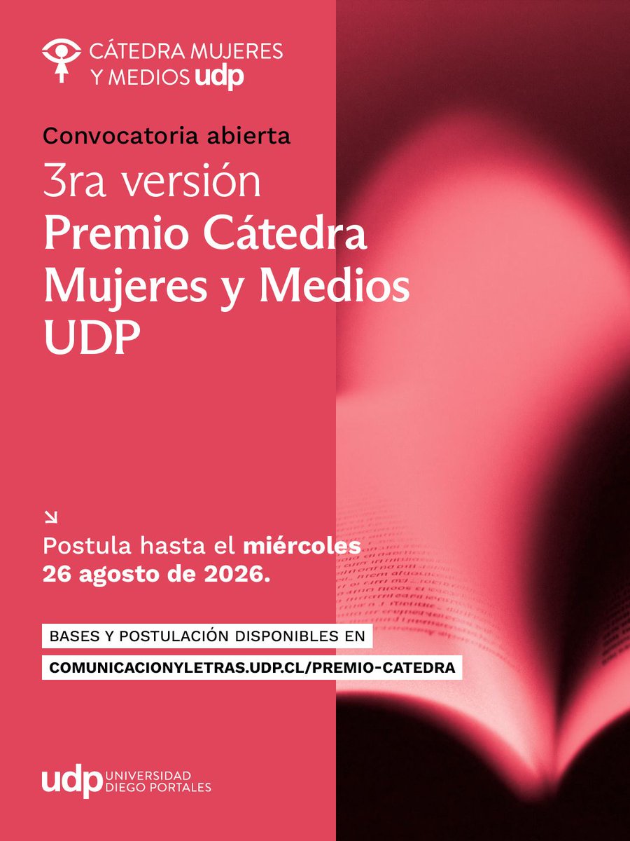 Cátedra Mujeres y Medios UDP tweet media