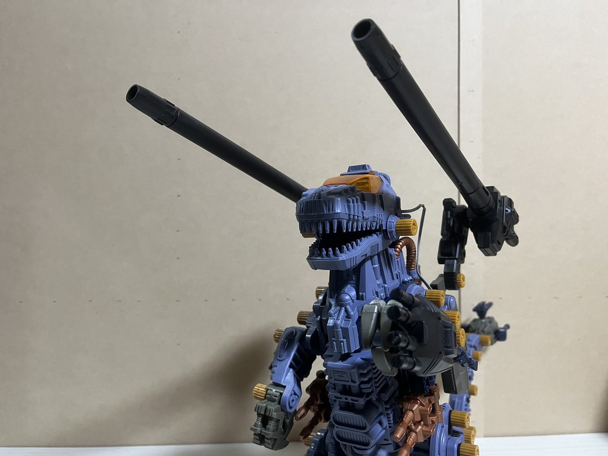 #ゾイド

妄想戦記のゴジュラスマリナーを組み立てました

欲しいゴジュラスの1体だったので感慨深く組み立てられました！