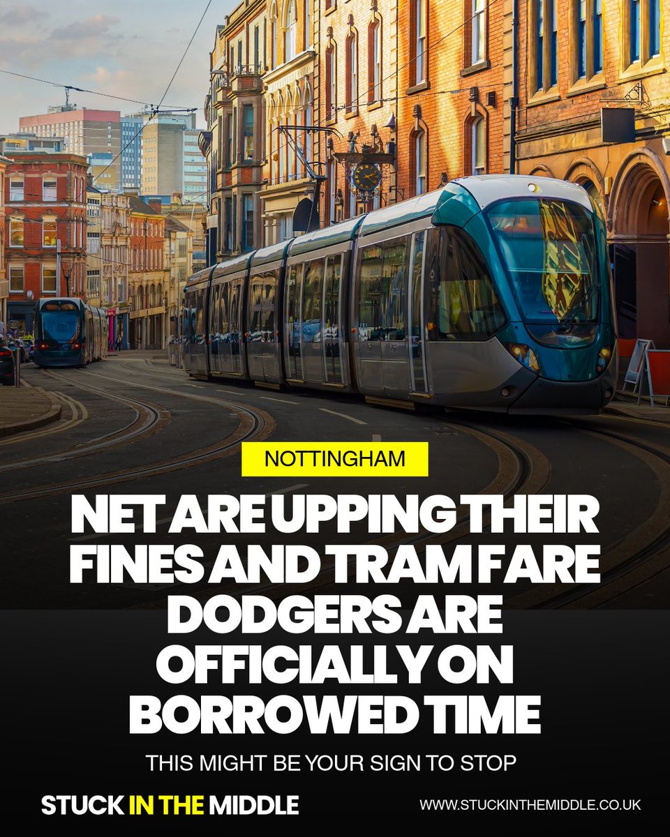stuckinmidd's tweet image. Fare dodging season? Officially over 🚊 sbee.link/djartymvwu  #nottingham #trams