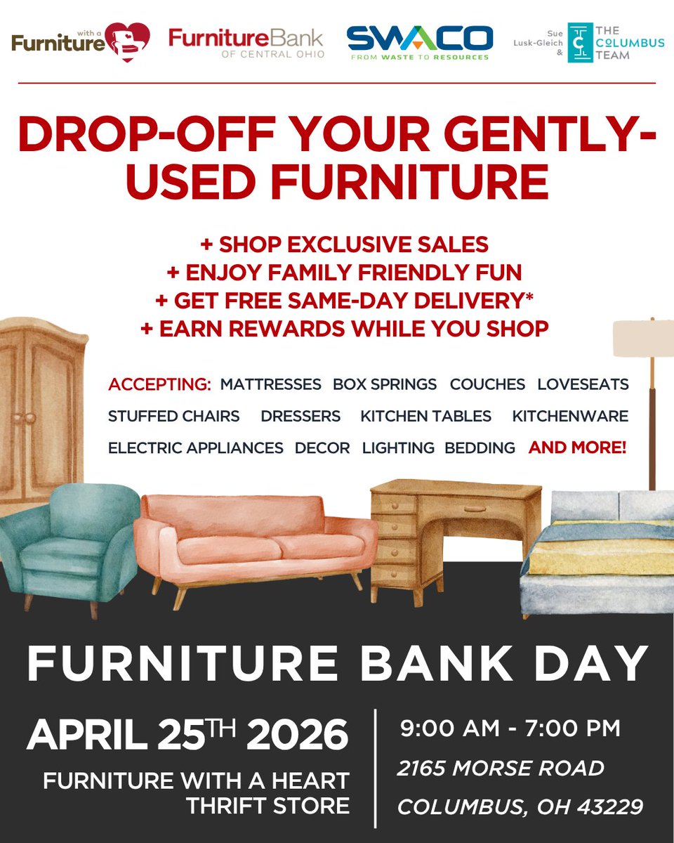The Furniture Bank of Central Ohio tweet media