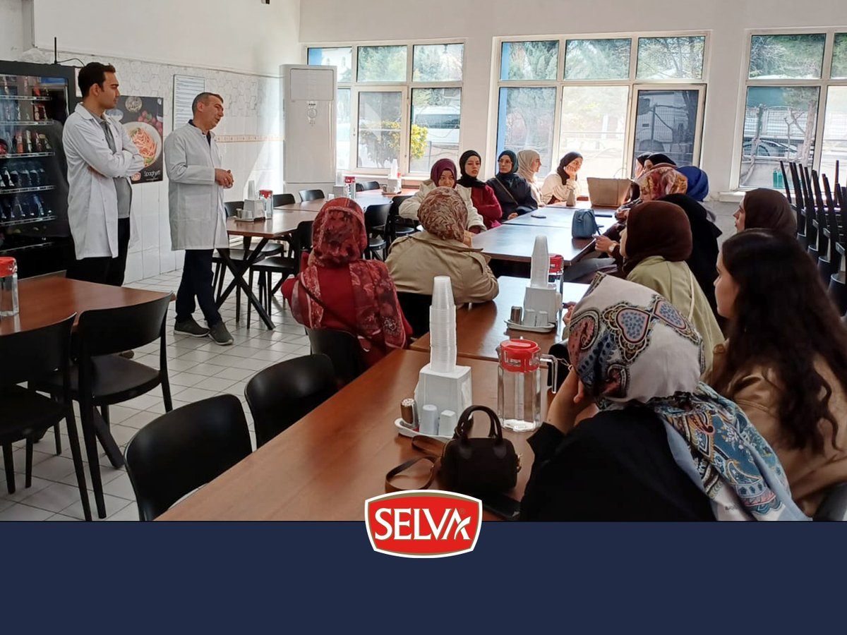 selvagida's tweet photo. Bugün TÜRGEV Mümine Hatun Yükseköğretim Kız Öğrenci Yurdu öğrencilerini Selva Makarna üretim tesisimizde ağırlamaktan memnuniyet duyduk.

#Selva #SelvaMakarna #TeknikGezi #GıdaSektörü #Üretim #Teknoloji #ÜniversiteSanayiİşBirliği https://t.co/6DoATVw6Wi
