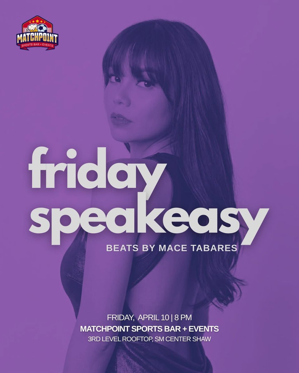 MatchpointBar's tweet photo. Speakeasy session tonight at Matchpoint. 🍸
Good drinks, good food, good music. PULL UP! 

#matchpointlounge #mpsb #speakeasy https://t.co/yE9wsPH77k