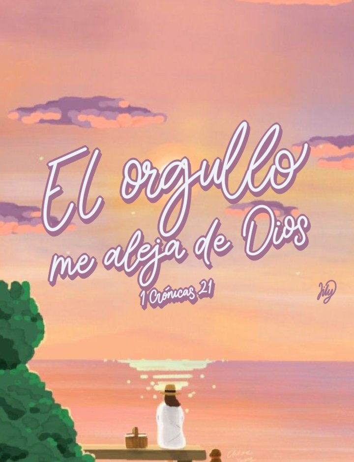 1 Crónicas 21
David estaba orgulloso de la multitud de su pueblo, pero la Justicia divina se abrió camino para hacerles menos. Todo aquello de lo que estamos orgullosos nos es arrebatado o debilitado con justicia.

📌 El orgullo me aleja de Dios.

#rpsp