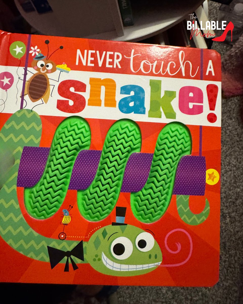 Touch-and-feel fun with silly rhymes! 🐍✨ 

This book is always a hit for sensory play and giggles.

Shop here: amzn.to/48EkMNZ

#affiliate #KidsBooks #ReadingWithKids