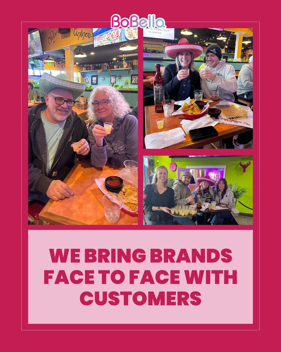 BoBellaPromos's tweet image. Turn your promotion into a true revenue generator. 🥂
Our team connects with customers face to face, delivering your brand story through authentic conversations, strong product knowledge, and meaningful interaction. 

#SalesDriven # #TastingEvents #SamplingThatSells