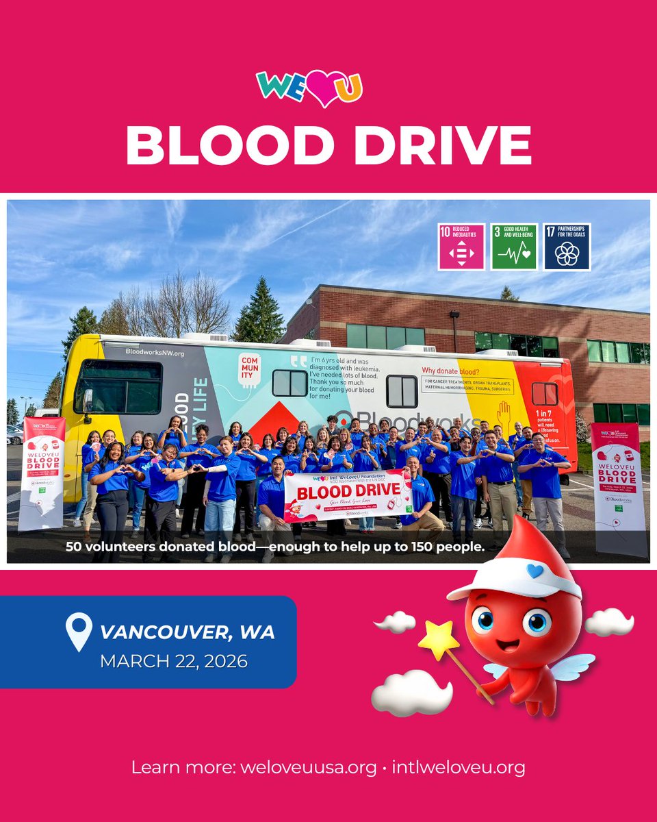 Intl. WeLoveU Foundation | United States tweet media