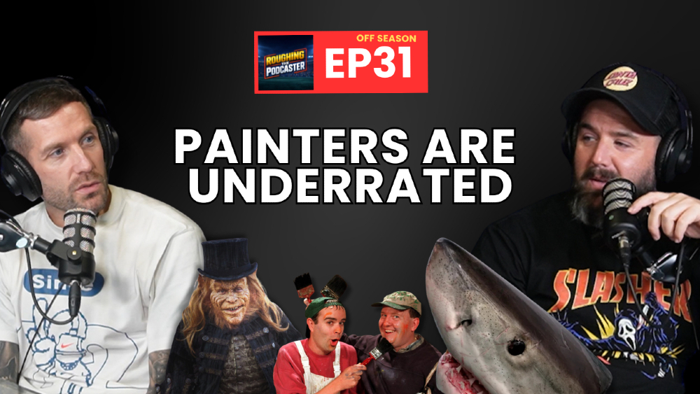 roughing_thepod's tweet photo. 🎙️ RTP #31 

🦈 Shark movies
🎤 What comedians would be great on Last One Laughing?
🎨 Painters are underrated 
🌏 Hitchhiking in Malaysia
📊 League table to walk to Nando’s 😂
👴 Bonnets being passed down the generations
👞 NFL coach wearing winklepickers with white socks 😳 https://t.co/1Xo21XVY40