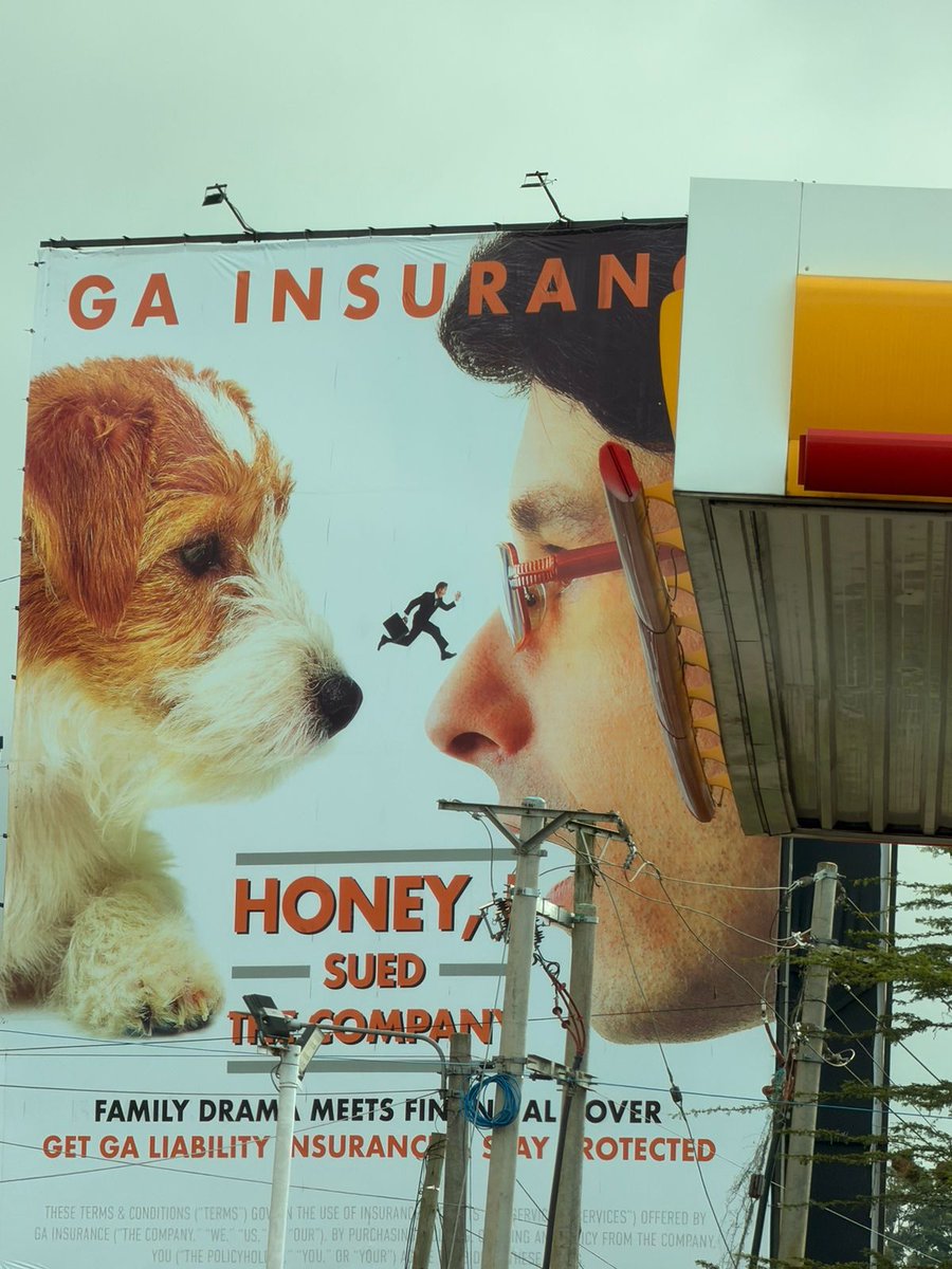 KariukiSMwaura3's tweet photo. Spotted hizi GA Insurance billboards—ni kama movie trailer kwa barabara 😂🔥
Real-life drama, unexpected plot twists, na visuals zinakushika instantly. One minute uko sawa, next minute boom… join na msikose
#RestAssured #NoMoreDrama #GALiabilityInsuarance @GAinsuranceltd https://t.co/lrFQKqmAMs