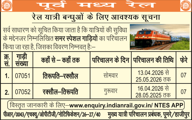 DRM SAMASTIPUR tweet media