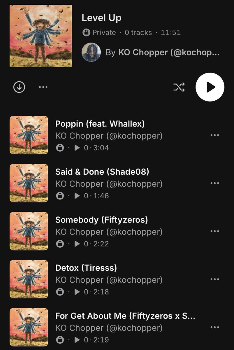 welove_chopper's tweet photo. Level Up EP Out Now On SoundCloud Go Run It Up Link Down Below ๐ #levelup #ep #outnow #soundcloud #gorunitup #kochopper #undergroundmusic https://t.co/JQdWkSaiC2 https://t.co/42lrHL9F1F