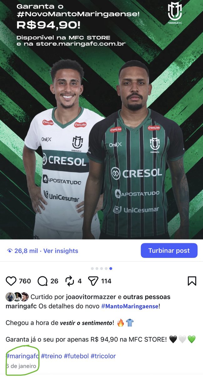 Maringá F.C tweet media