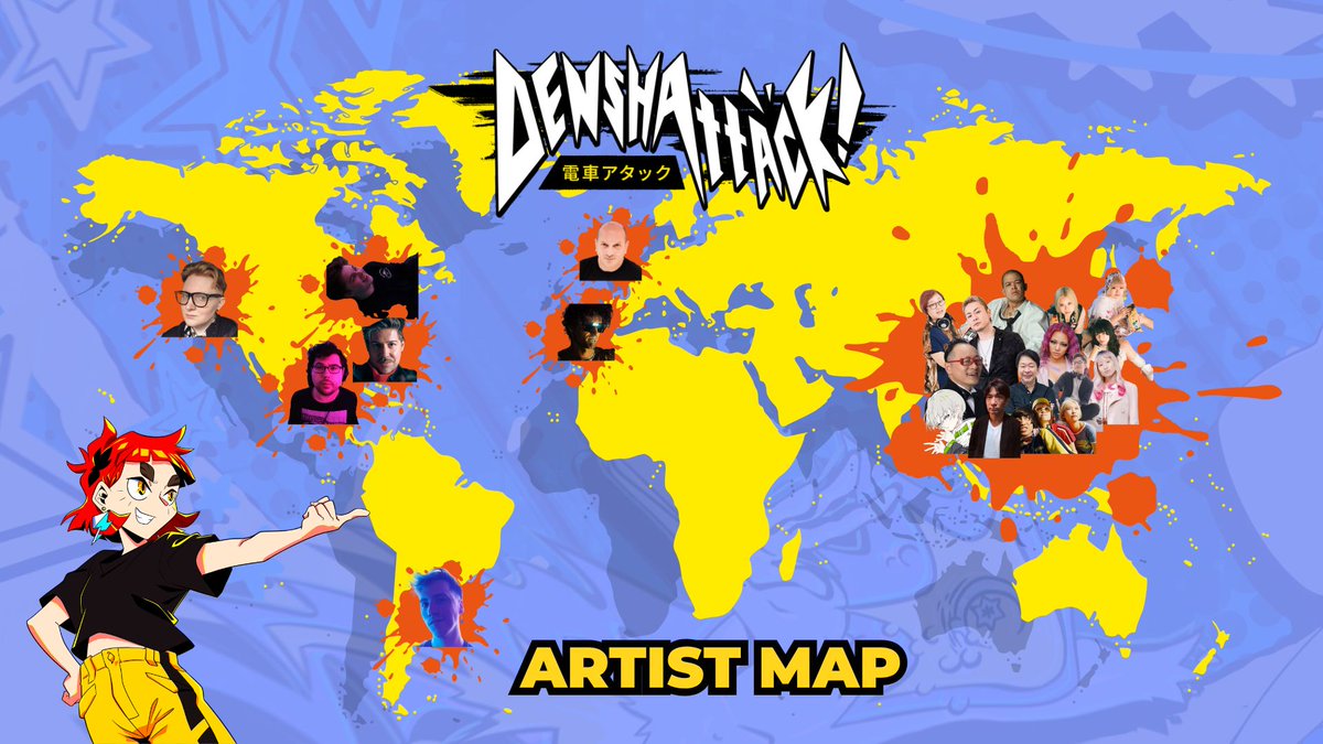 🌎 The Denshattack! OST is a worldwide creation! With composers from all over the world having contributed to the soundtrack, the different inspirations for the music have been multicultural and complementary. Some composers have yet to appear… Stay tuned!

Check out the EP👇🏻