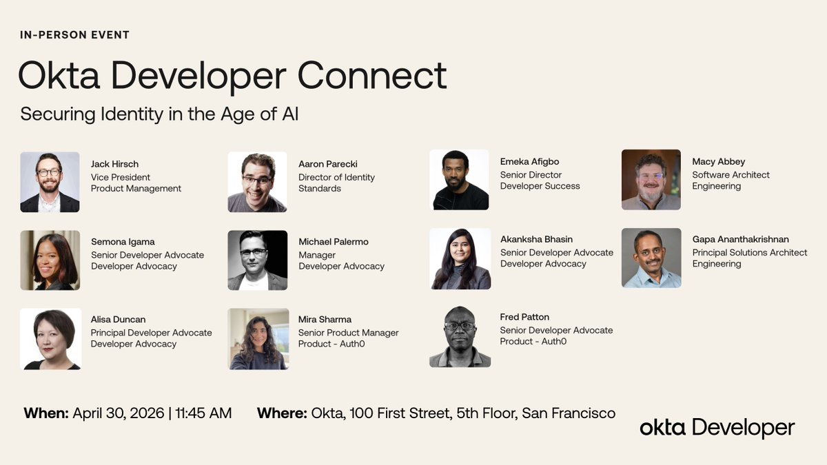 Okta Dev tweet media