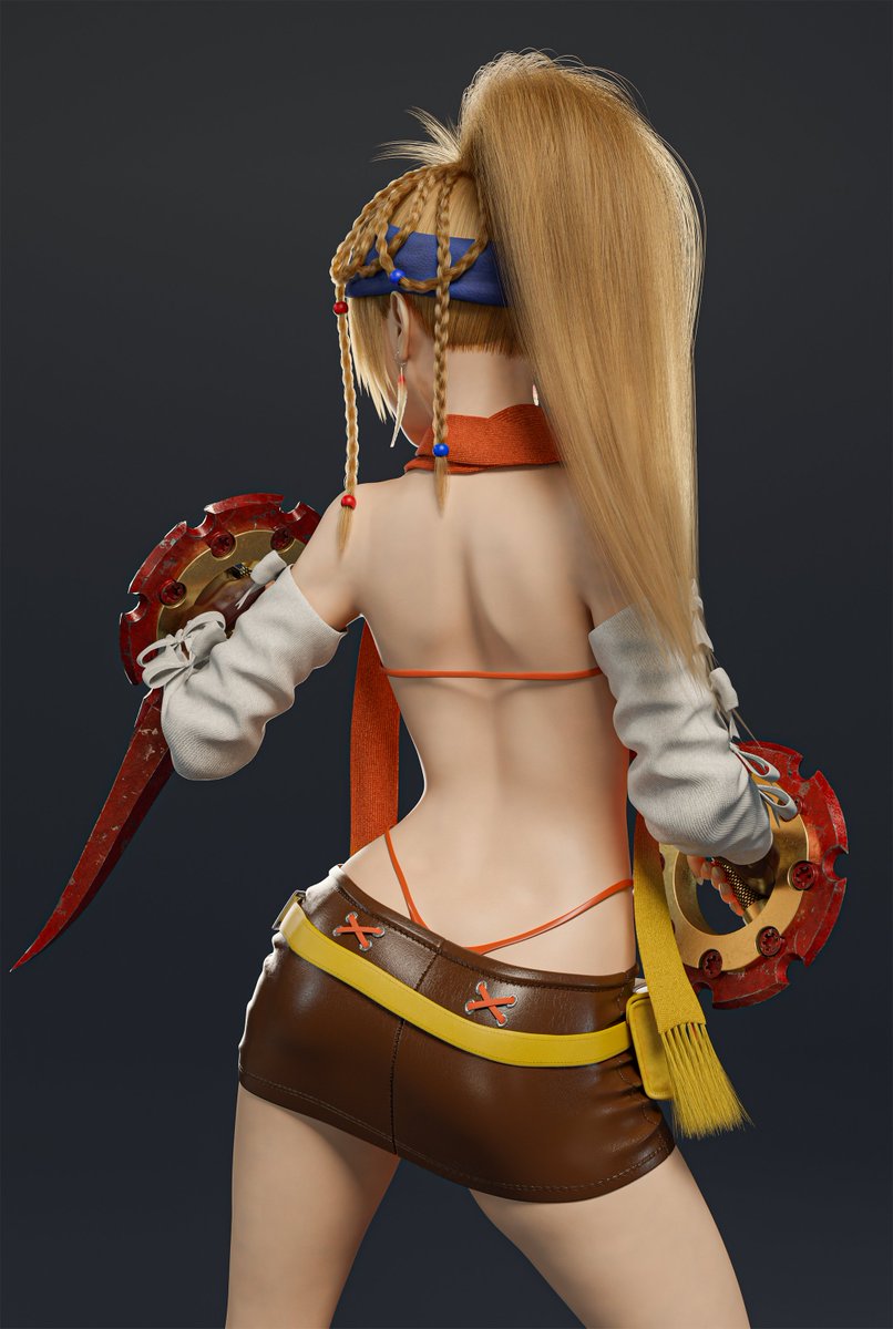 Scarlex3d's tweet photo. Updated my Rikku model

#FinalFantasy #Rikku #FFX #FFX2 #FF10 #b3d https://t.co/E6fxXoeUQr