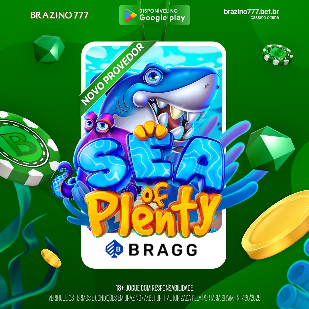 brazino777's tweet photo. 🌊🐟 PROVEDOR NOVO, MAR CHEIO
👉https://t.co/gCmMWeKXnD
A Bragg tá on e já chegou com Sea of Plenty 👀
é peixe pra todo lado, giro rolando solto
e aquele clima de “opa, isso aqui tá interessante” 😂
Novo provedor, novo rolê desbloqueado 😏
#Bragg #Slots
Conta verificada? Aproveite até 300 giros grátis nos favoritos do Brazino777
É o Brazino, o jogo da galera!
Válido pra quem completar a verificação de identidade e mantiver saldo positivo.
Termos e Condições aplicáveis.
Brazino777, o cassino online da galera, licenciado no Brasil.
18+ Jogue com responsabilidade
Portaria SPA/MF nº 466/2025