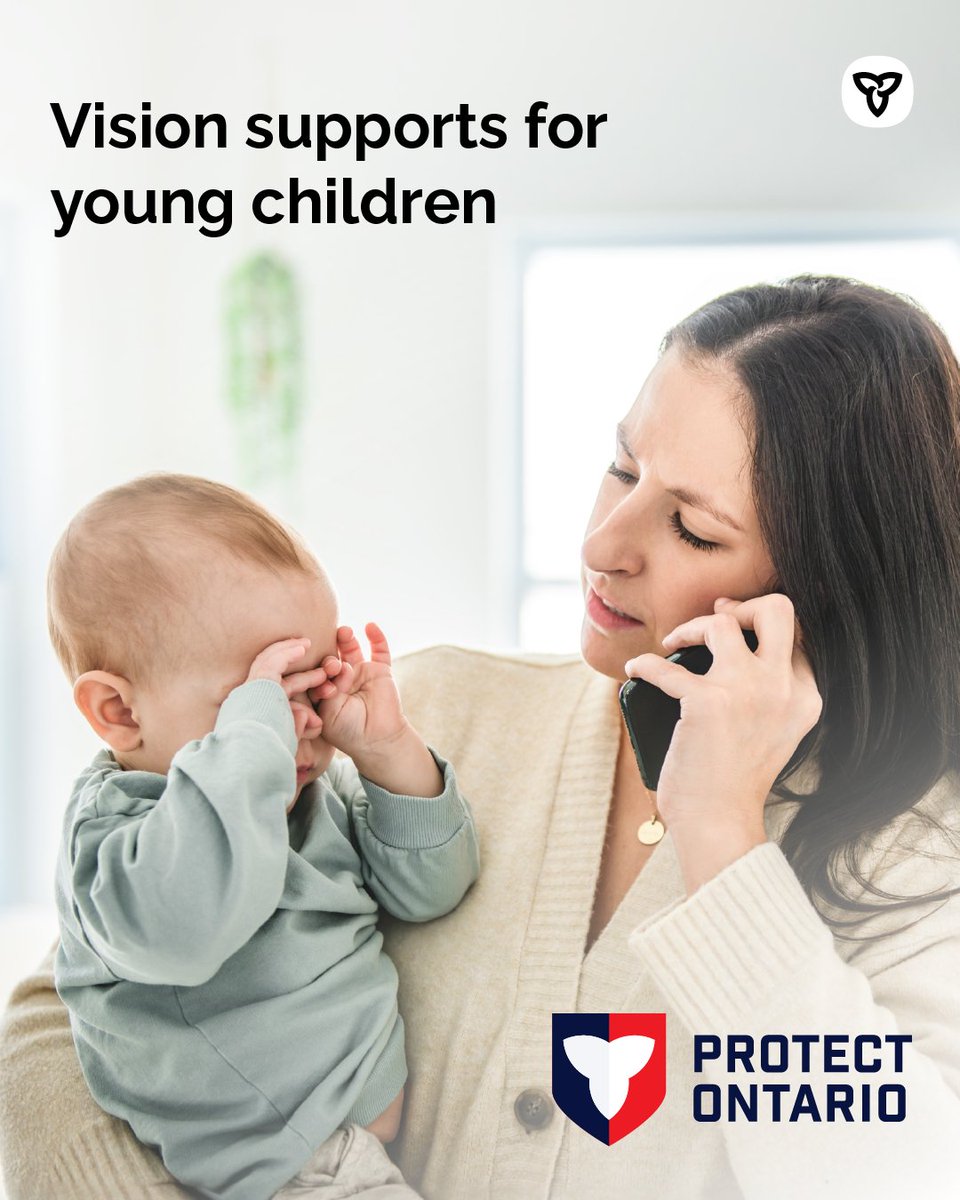ChildrenON's tweet image. Ontario’s Blind-Low Vision Early Intervention Program provides free expert support for babies and toddlers with vision loss. 👶💡

Help your child reach their full potential.

Learn more: 
ontario.ca/childvision

#EarlyIntervention #ChildDevelopment