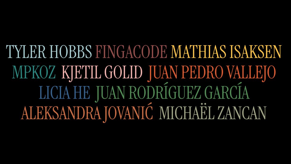 Tyler Hobbs Studio tweet media