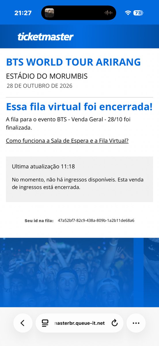 evellyncristynn's tweet photo. Não consegui comprar o ingresso , já chorei o que tinha que chorar , e vamos ver se na hora aparece alguma alma desesperada querendo vender e aí eu consigo ir de última hora . Comprar um preço alto desse pela internet não dá , muito arriscado a golpe #ticketmaster #bts https://t.co/h5JhwNTouN