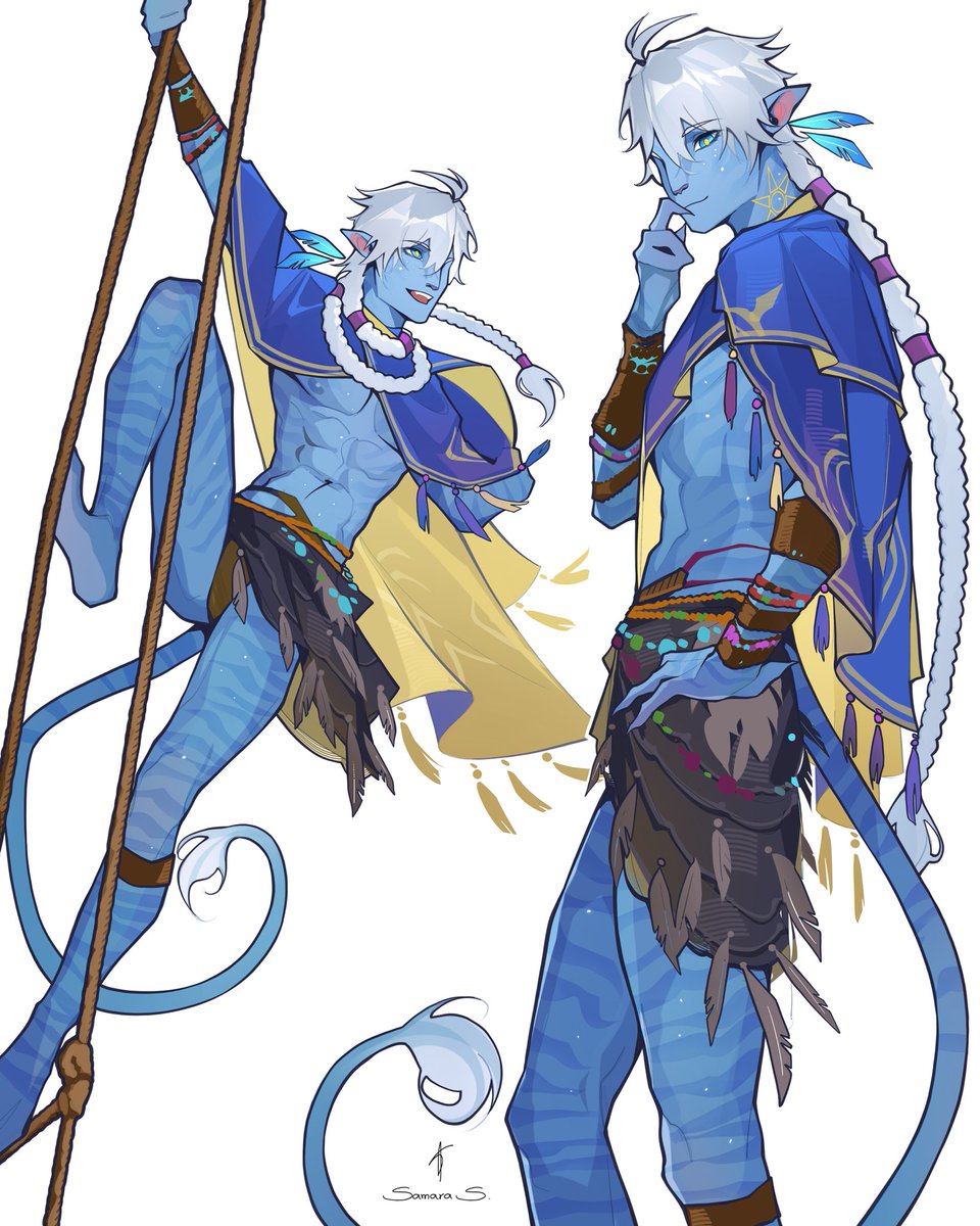 Saminsecretlol's tweet photo. More Na’vi AU with wind trader #Phainon ! https://t.co/2MBnFmSBHH