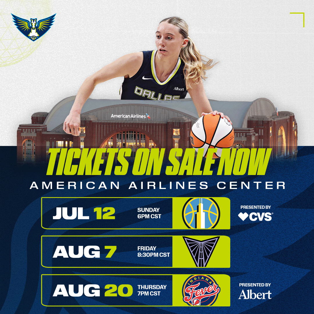 Tickets to our City Series games at American Airlines are officially ON SALE NOW!

🎟️ Purchase your tickets here: wings.wnba.com/tickets