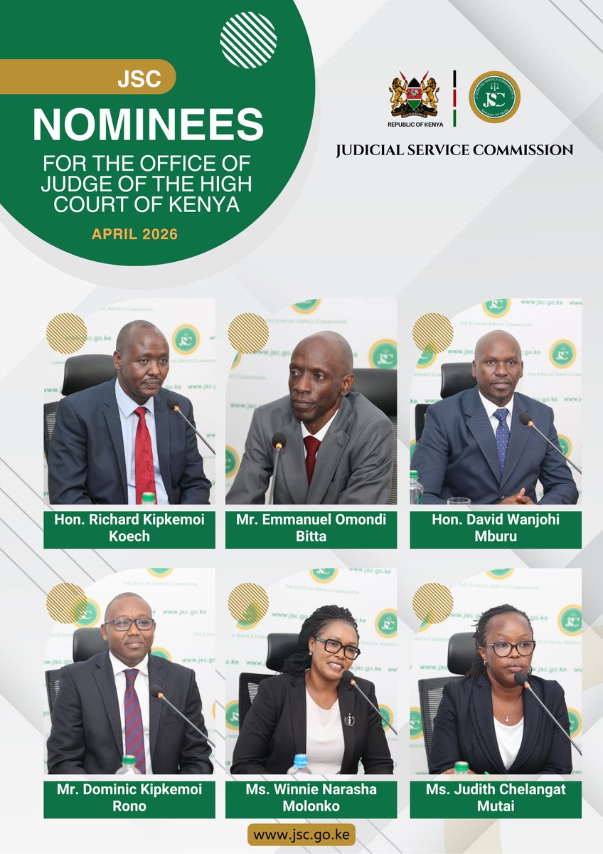 Judicial Service Commission Kenya (JSC) tweet media