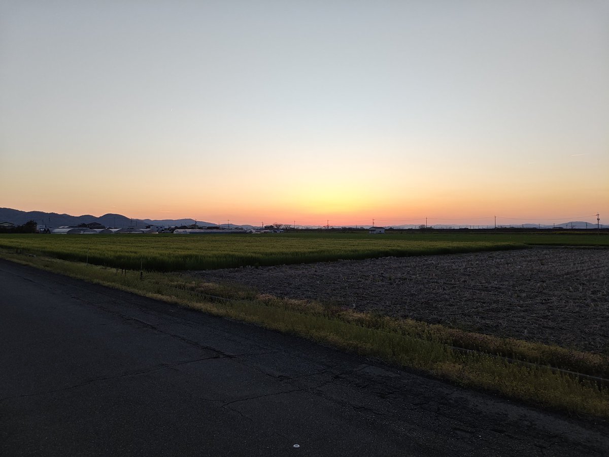 sunflower4187's tweet photo. 近所の夕日。
仕事やめたいなぁ。。。 https://t.co/tBTGCnro9C