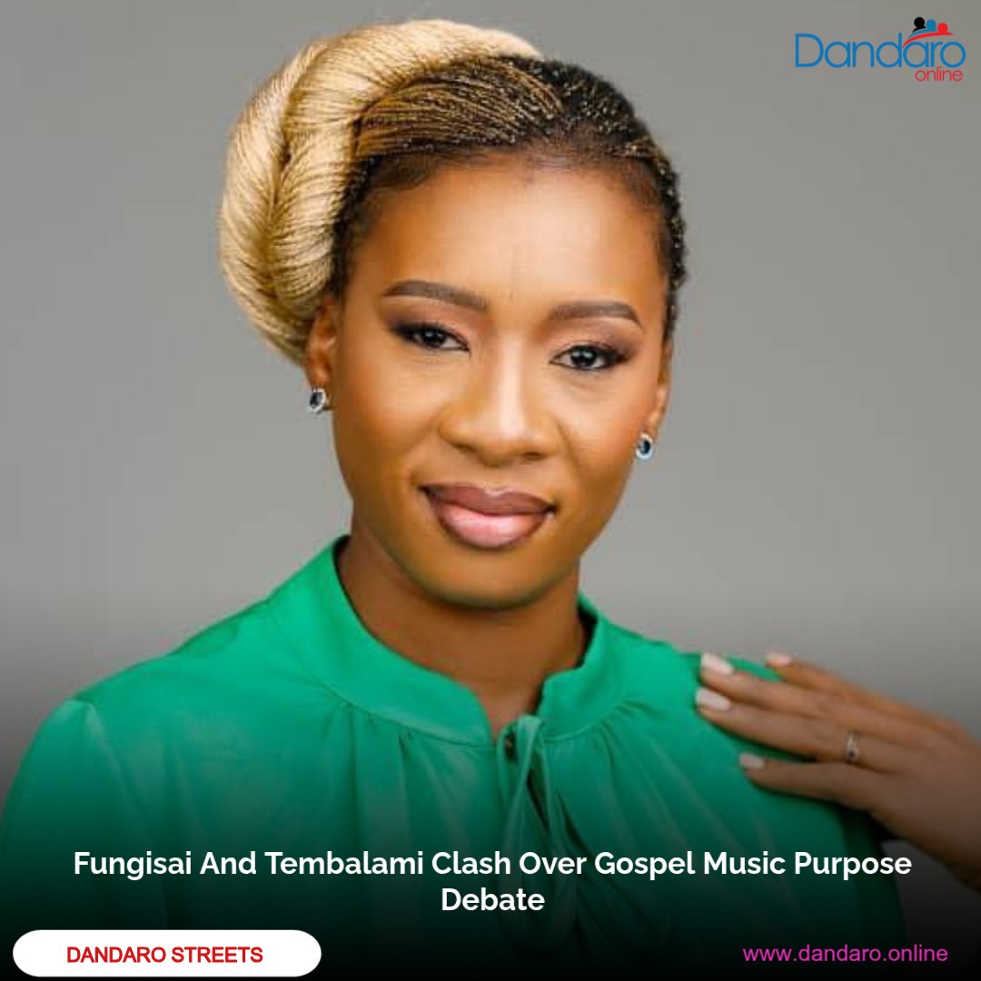 DandaroOnline's tweet image. #dandarostreets Gospel musicians Fungisai and Tembalami have sparked debate on social media after a post questioning whether gospel artists prioritise popularity over purpose.

Tembalami’s original message suggested gospel artists often face comparisons with secular musicians due