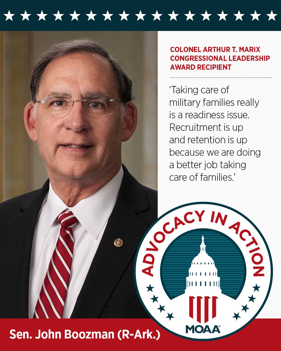 MilitaryOfficer's tweet image. As MOAA approaches its annual Advocacy in Action (#AiA) day on Capitol Hill, where members and staffers will meet with hundreds of congressional offices on our key legislative priorities, we take time to honor six individuals who've made a difference for uniformed servicemembers