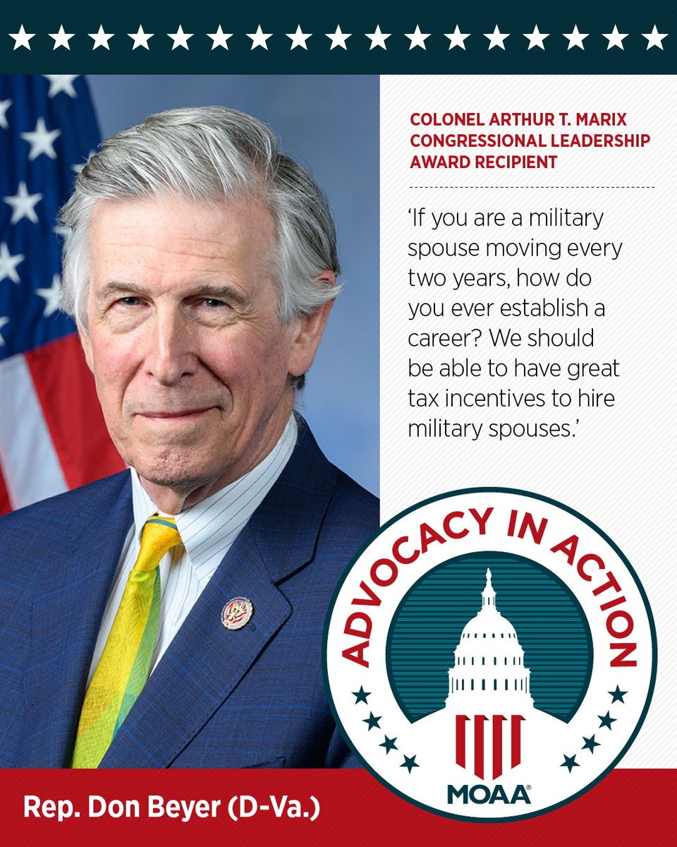 MilitaryOfficer's tweet image. As MOAA approaches its annual Advocacy in Action (#AiA) day on Capitol Hill, where members and staffers will meet with hundreds of congressional offices on our key legislative priorities, we take time to honor six individuals who've made a difference for uniformed servicemembers