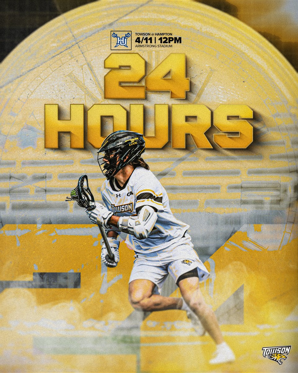 Towson_MLAX's tweet image. 24 hours.
#GohTigers | #ACT