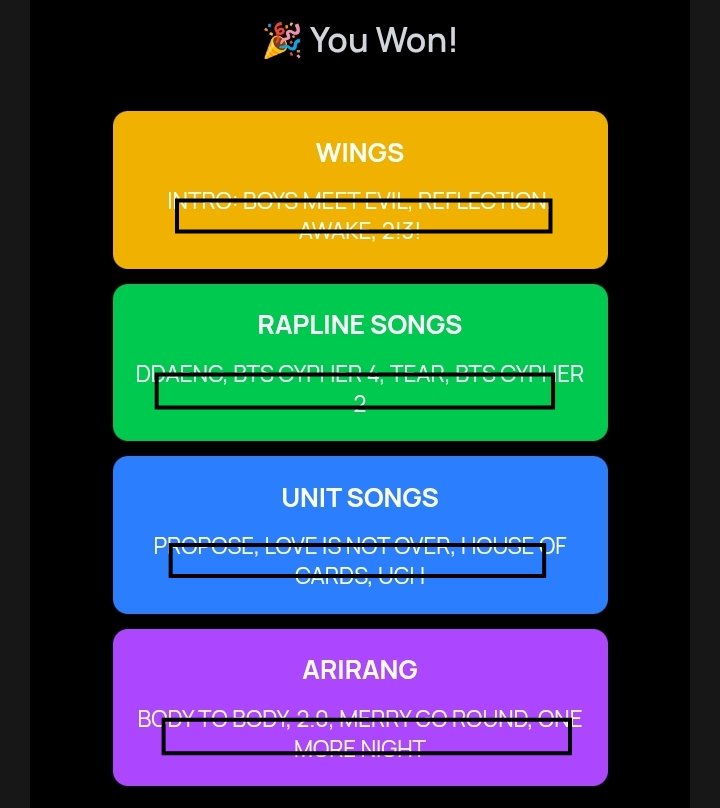aVi_NJYHJVJ7's tweet image. TODAY'S BCD GAMES HINTS (APR 11)

HEARDLE : 🎧 : Y _ T TO C _ M _
#bcdheardle

FILM OUT : 🎥 : Y _ T TO C _ M _  
#filmout

BLUE &amp;amp; GREY : Q ⬛ E U ⬛
#blueandgrey

SO4MORE : 🟨🟩🟦🟪
#So4more

#bcdapp
#bcdblueandgrey
#BCDgames
#bcd_app_blueandgrey
#bcdtrades