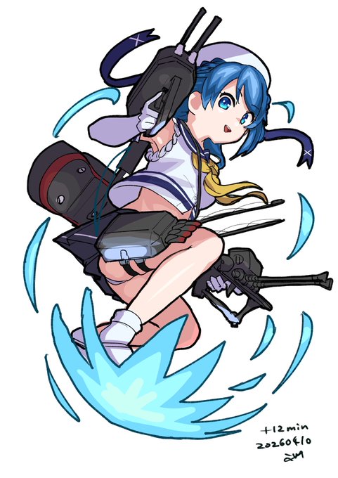 #艦これ版深夜の真剣お絵描き60分一本勝負
#艦これ版真剣お絵描き60分一本勝負_20260410
+12min 