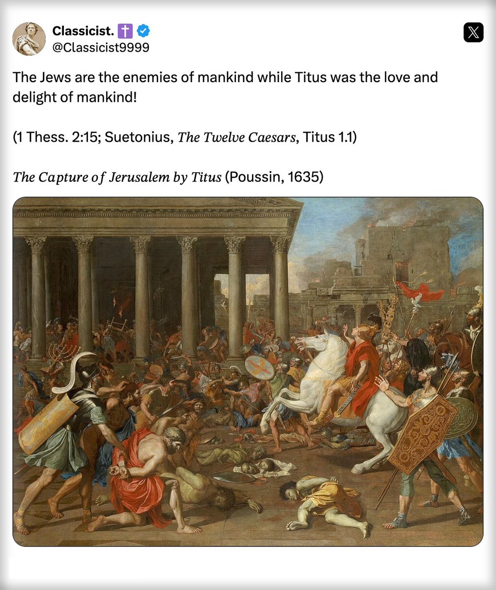 Classicist. ✝️ tweet media