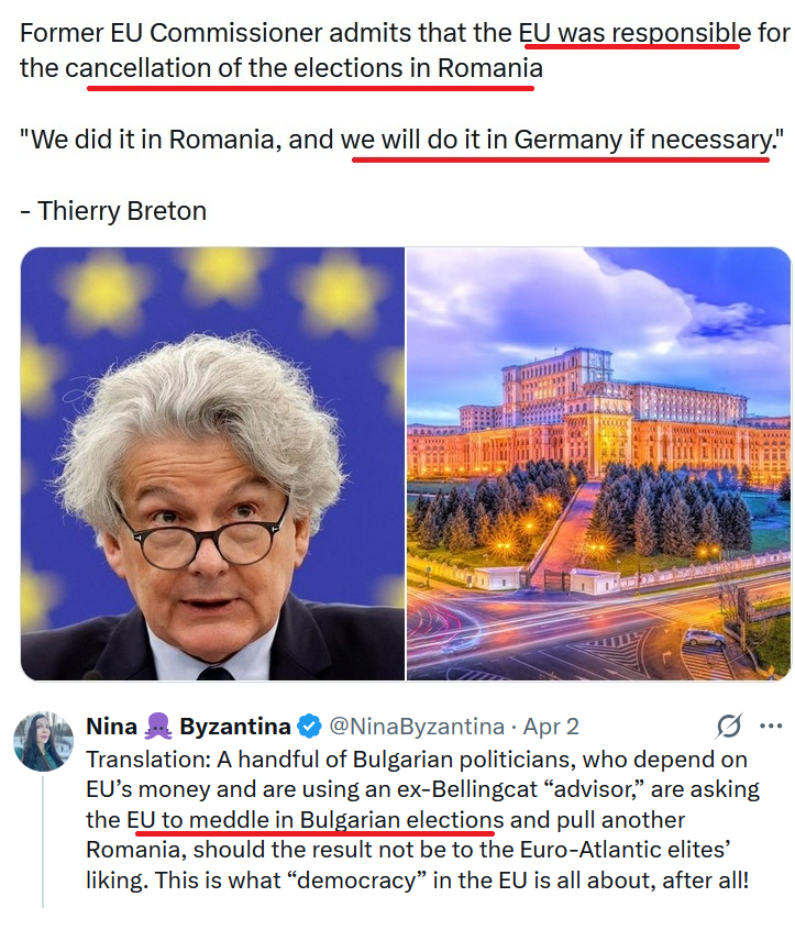 Cinasita's tweet image. Naast Hongarije, Bulgarije, Duitsland nu ook Italië dus.   So, besides Hungary, Bulgaria, and Germany, now Italy too.   #VonDerLeyenCorrupt   #EUCorruption   NEXIT