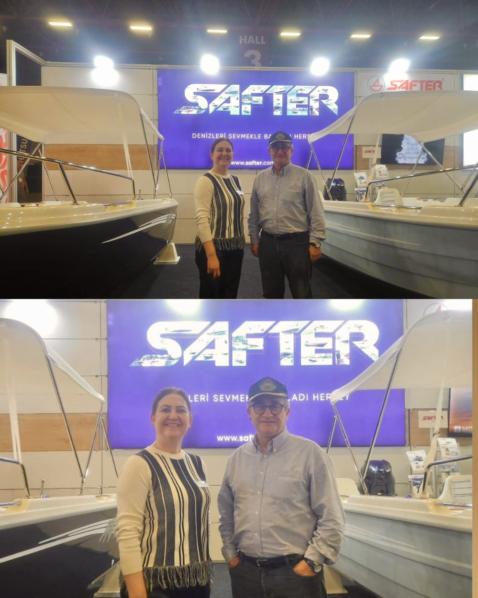 IZZETUNLU07's tweet photo. Denizcilik sektörümüzünden çok değerli sevgili 
@emelcaytekin yeğenimin Anfaş fuar merkezindeki Yacht Life Boat’da bulunan #Safter @saftermarin standını ziyaret ederek hayırlı ve bereketli işler diledim. 
Allah selamet versin https://t.co/bj168mnKag