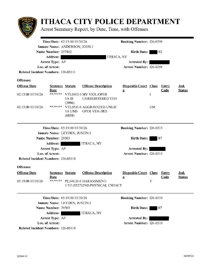 Ithaca Police tweet media