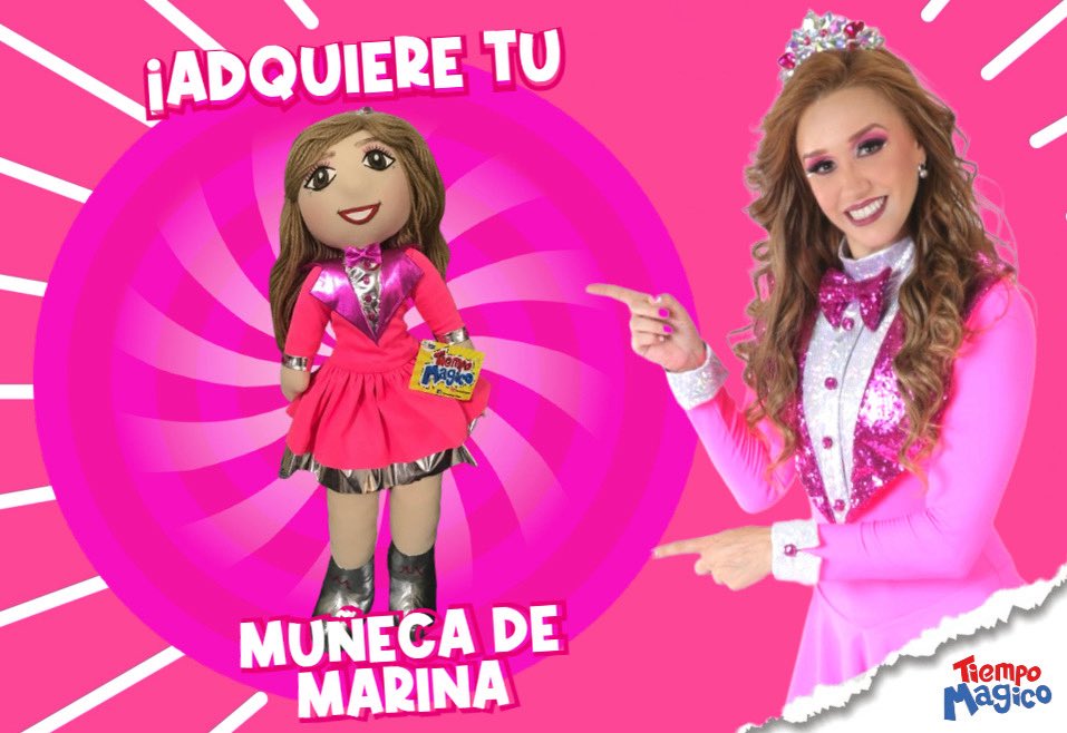 ¡Tu muñeca favorita! 🧸 Marina 🤩✨ 

Disponible en nuestra #TiendaOnline 
tiempomagico.tv ⏰🚀 

#TiempoMagico ❤️