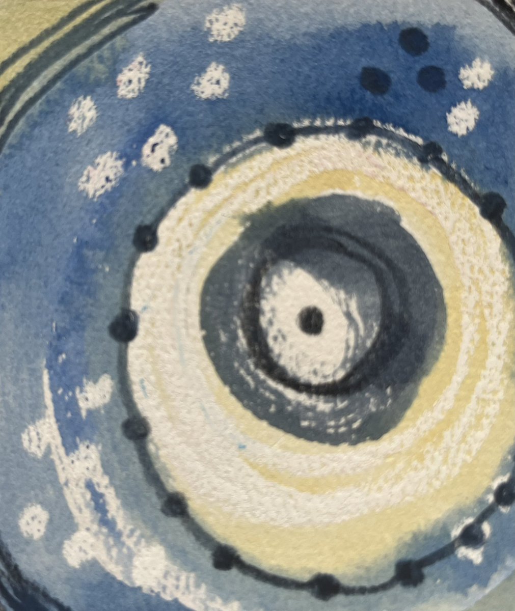 blueflutterby's tweet photo. Little mini studies in my tiny square sketchbook,  loving the simplicity of these ones, may go larger with a couple of them. #mentalhealthawareness #mentalhealth #watercolour #psychosis #poscapens https://t.co/o9yTsHBImC