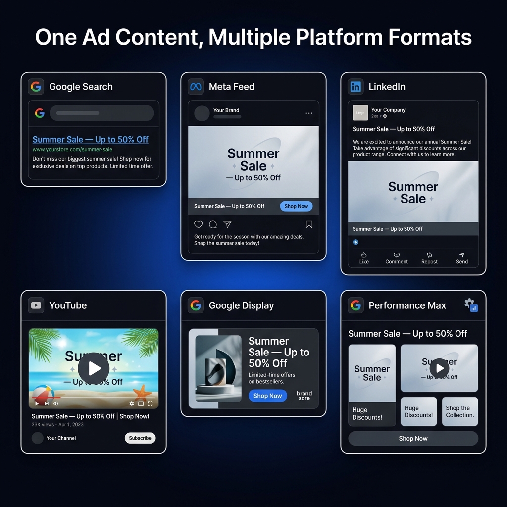 ppcadeditor's tweet photo. Your ad was ready Tuesday. Client approved it Friday.

Those 3 days looked like this:

↳ "What does it look like on LinkedIn?" → screenshot, email
↳ "Can we see the Meta version?" → another email
↳ "Which headline is final?" → 6 more emails

One share link ends the loop. https://t.co/C2ipQS76gL