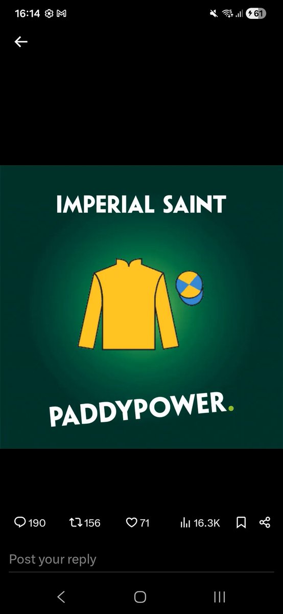 Jayoh2387's tweet photo. @paddypower https://t.co/XDrs7HUza4