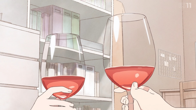 Botan Kamiina Fully Blossoms When Drunk 第1話 ツイート画像 1