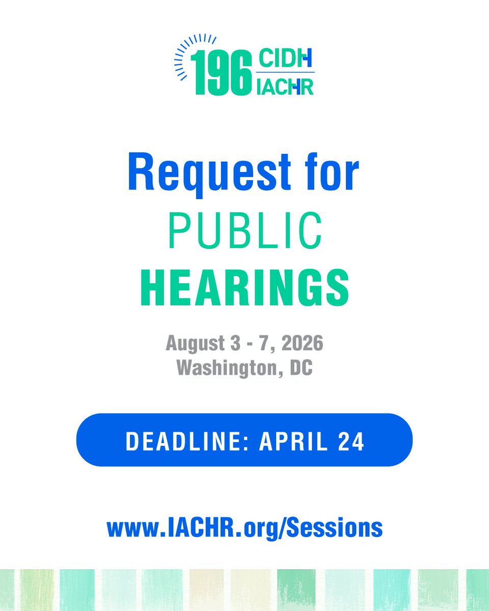 CIDH - IACHR tweet media