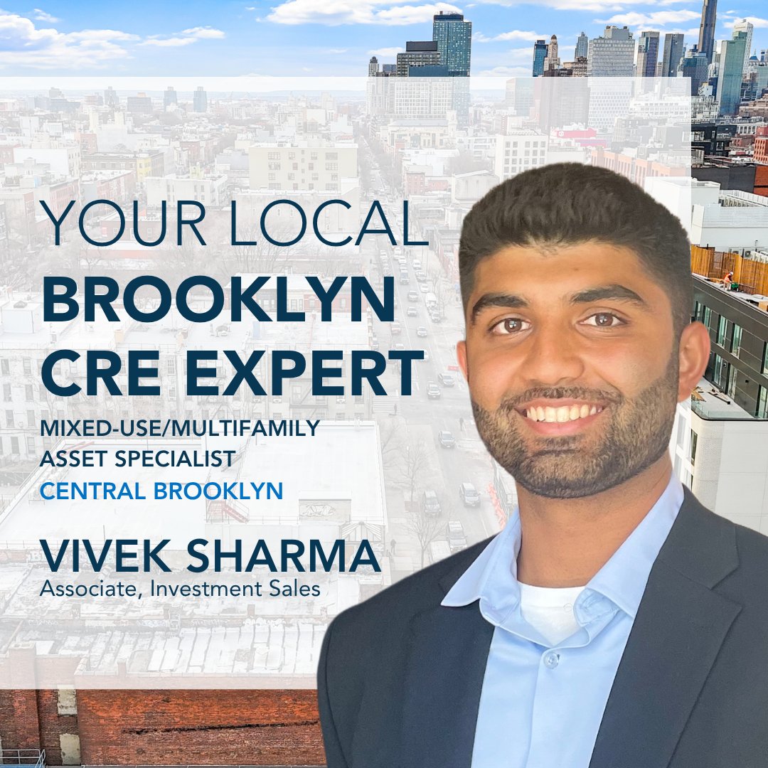 TerraCRG's tweet image. We’re excited to spotlight Vivek Sharma, our #Multifamily and #MixedUse Asset Specialist serving the #CentralBrooklyn market focusing on #CrownHeights and #ProspectLeffertsGardens. Discover Vivek's insights on his career and more—learn what sets him apart in the industry.