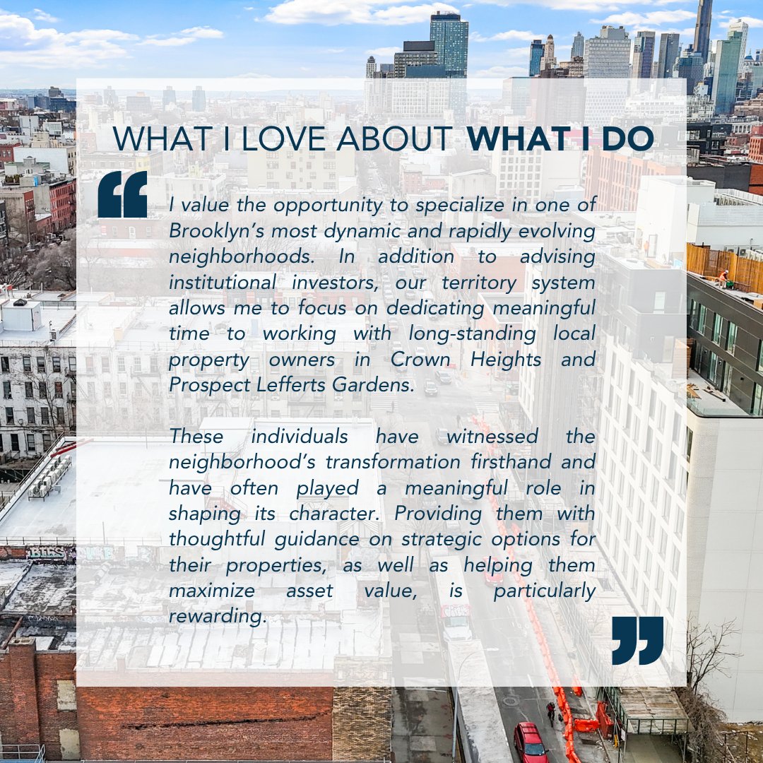 TerraCRG's tweet image. We’re excited to spotlight Vivek Sharma, our #Multifamily and #MixedUse Asset Specialist serving the #CentralBrooklyn market focusing on #CrownHeights and #ProspectLeffertsGardens. Discover Vivek's insights on his career and more—learn what sets him apart in the industry.