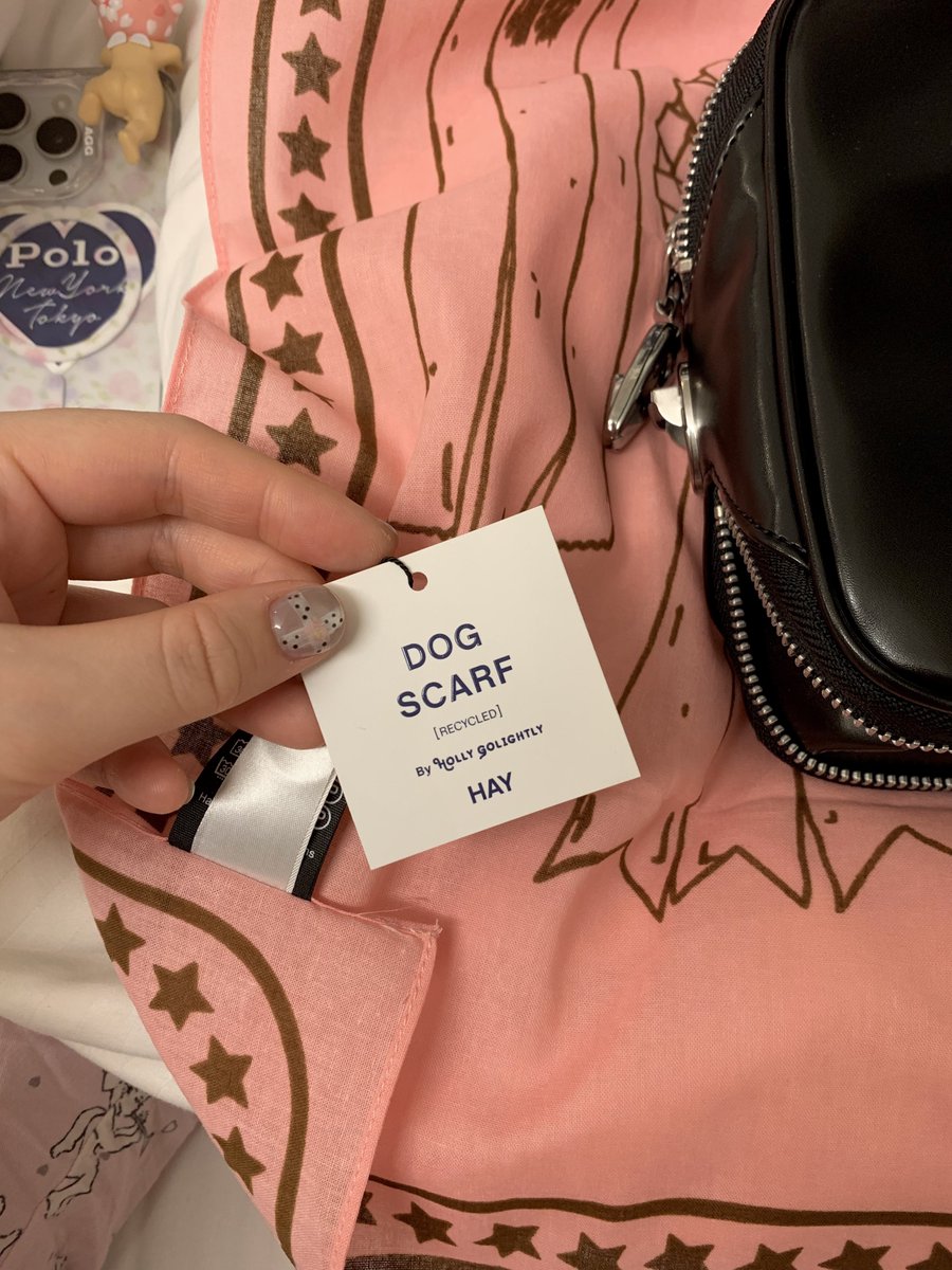 strawjerrycow's tweet image. 오늘의 쇼핑 일기

꼼데 가방 이거 사려고 매장 네군데 돌았고
마지막 매장에서 손에 넣음 ... 악🧑🏽‍🩰🧑🏽‍🩰💗

그리고 HAY에서 귀여운 손수건 발견해서
바로 겟 했는데 숙소 와서 보니까 “DOG SCARF” 라고 써져있음 .. 퐝당