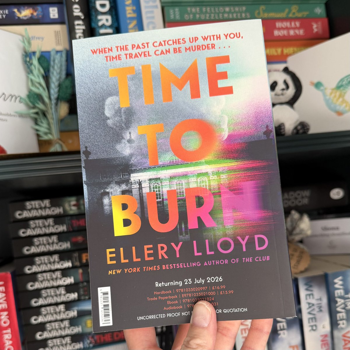shonaholmes23's tweet image. 📚📮#BookPost📚📮

At the weekend I received a parcel telling me to ‘Not Open Until 10 April’ so…

Look at this fabulous copy of #TimeToBurn by @ElleryLloyd - an intriguing tale of time travel that sounds absolutely brilliant!😍

Huge thanks to @panmacmillan 📖

#BookTwitter