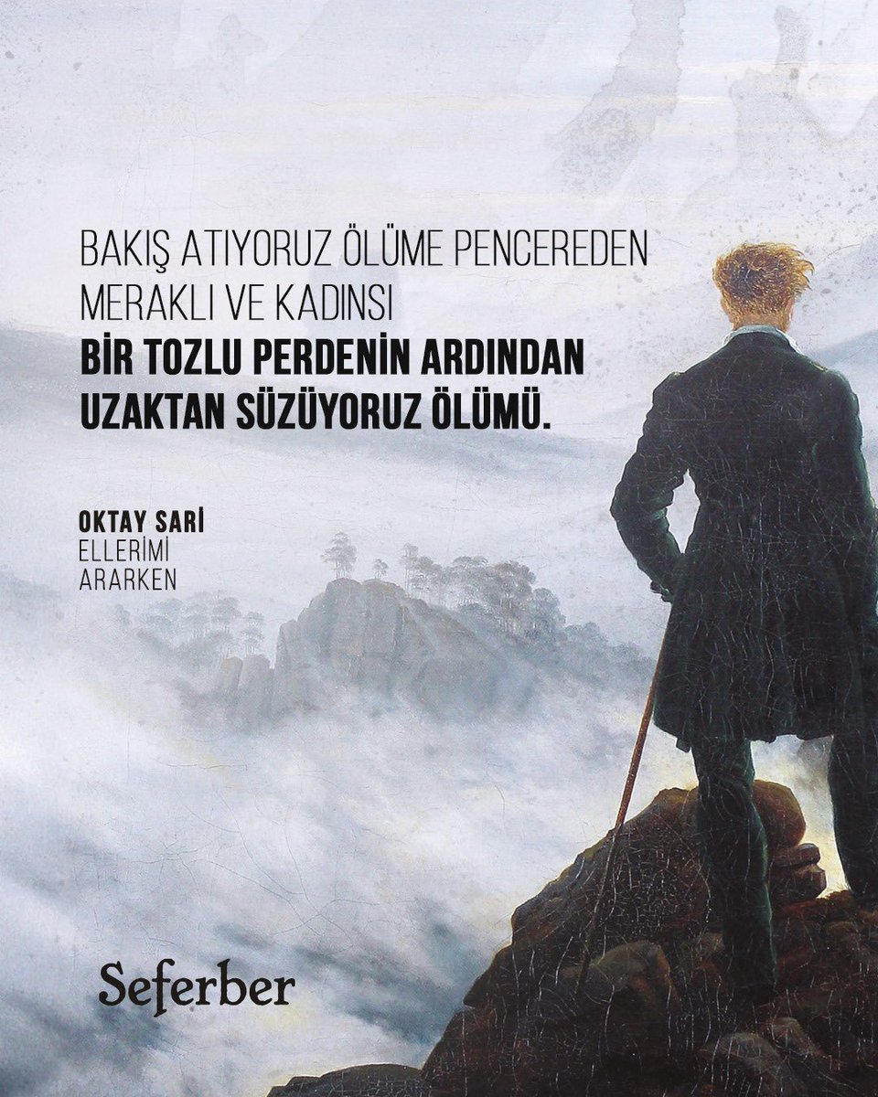 SeferberDergisi's tweet photo. Oktay Sari
Ellerimi Ararken

#Seferber https://t.co/qSB4R2a2nP