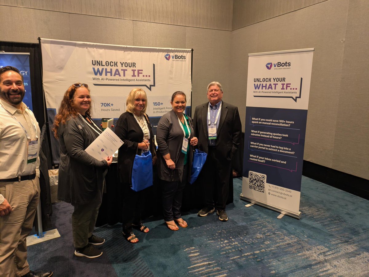 vbotsAI's tweet photo. The 2026 HUG National Conference is underway, and it has been a great start!
 
We have had some wonderful conversations with agencies using HawkSoft, exploring what intelligent automation can do. Our experts are at Booth 10 through April 10. If you are here, we'd love to connect. https://t.co/dFEH6TyG24