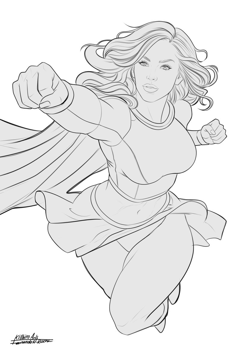 KILLBIRO's tweet photo. Super Girl sketch 1

Versions that were not approved by the client but will soon be available in color. https://t.co/XVPBhok3Wm